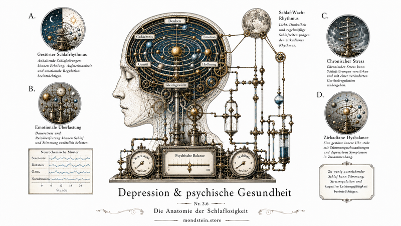 Schlaf und Psyche: Die Verbindung zwischen Schlafmangel und Depression | MONDSTEIN